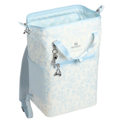 Stanley 1913 x LoveShackFancy Holiday All Day Madeleine Mini Cooler Backpack | 20 Can | 14 QT | 13.2 L