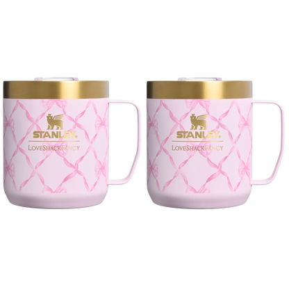 Stanley 1913 x LoveShackFancy Holiday Everyday Camp Mug Set | 12 OZ