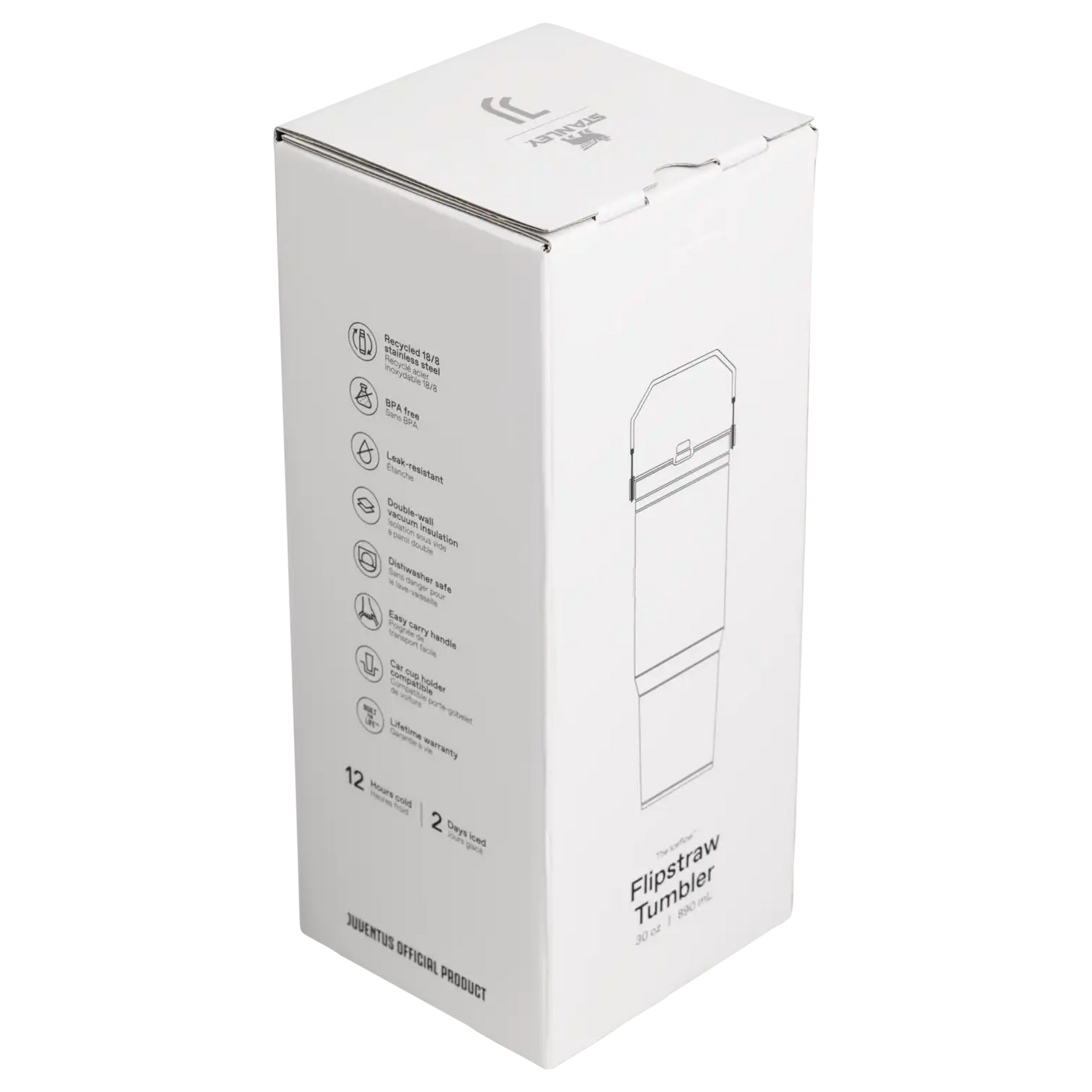 Stanley 1913 x Juventus The IceFlow™ Flip Straw 2.0 Tumbler | 30 OZ