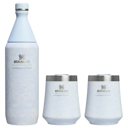 Stanley 1913 x LoveShackFancy Holiday Reserve All Day Wine Set | 34 OZ | 11 OZ