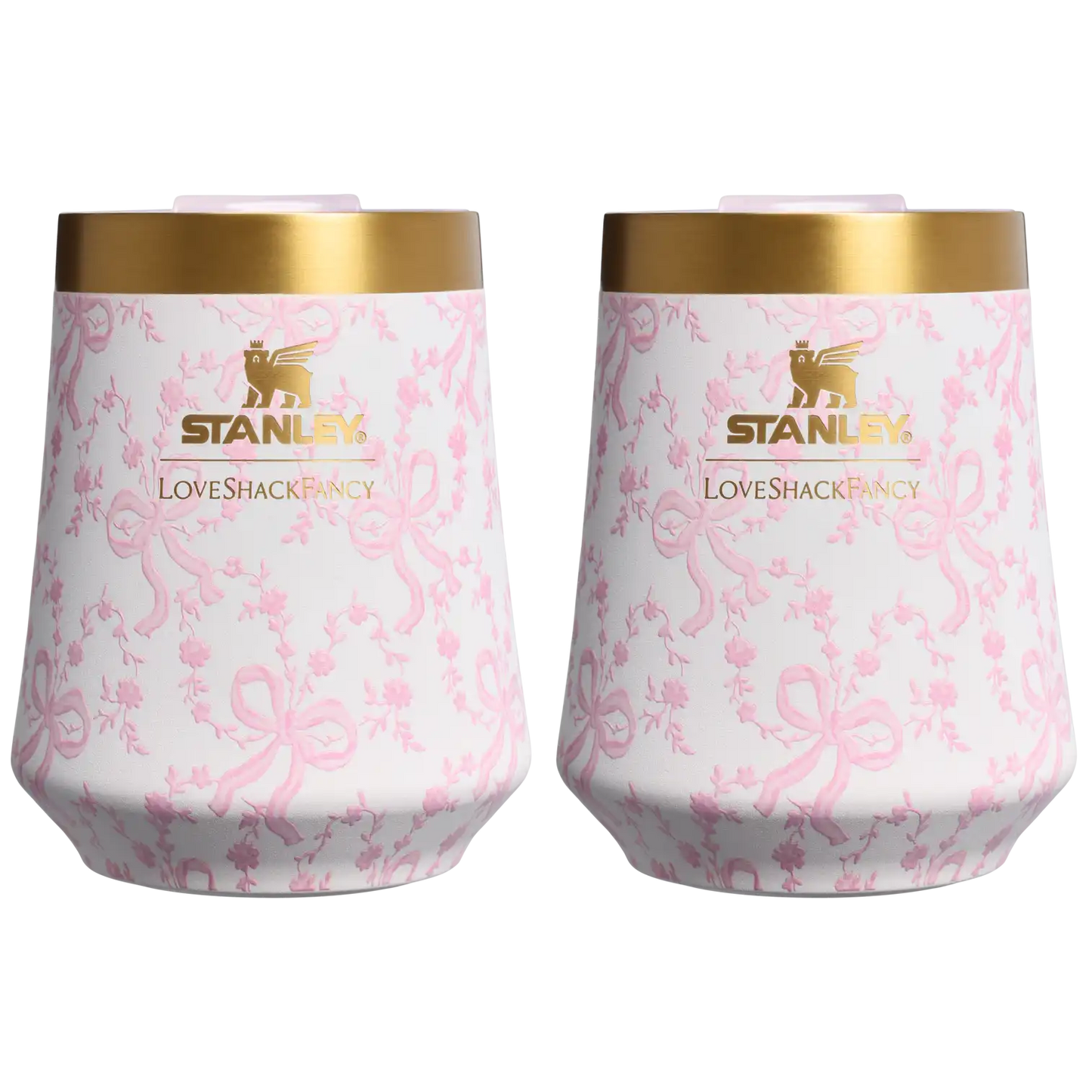 Stanley 1913 x LoveShackFancy Holiday The Reserve Wine Tumbler Set | 11 OZ (2-pack)